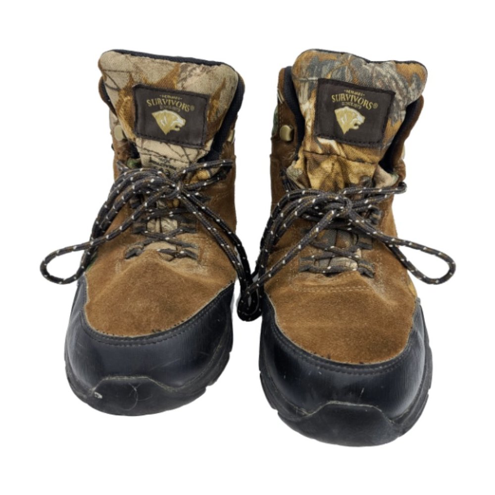 Herman Survivors Camo Waterproof Ankle Lace Up Hunting Boots 9.5W Unisex